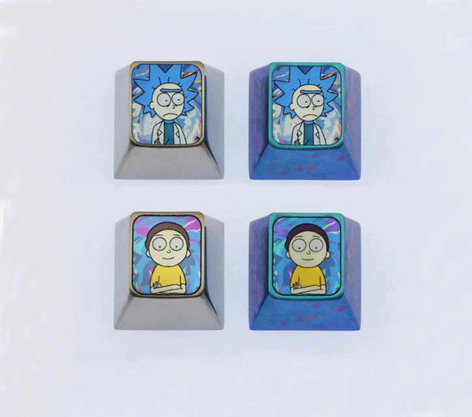 [Group Buy] Rick and Morty R1 ESC Titanium Keycaps