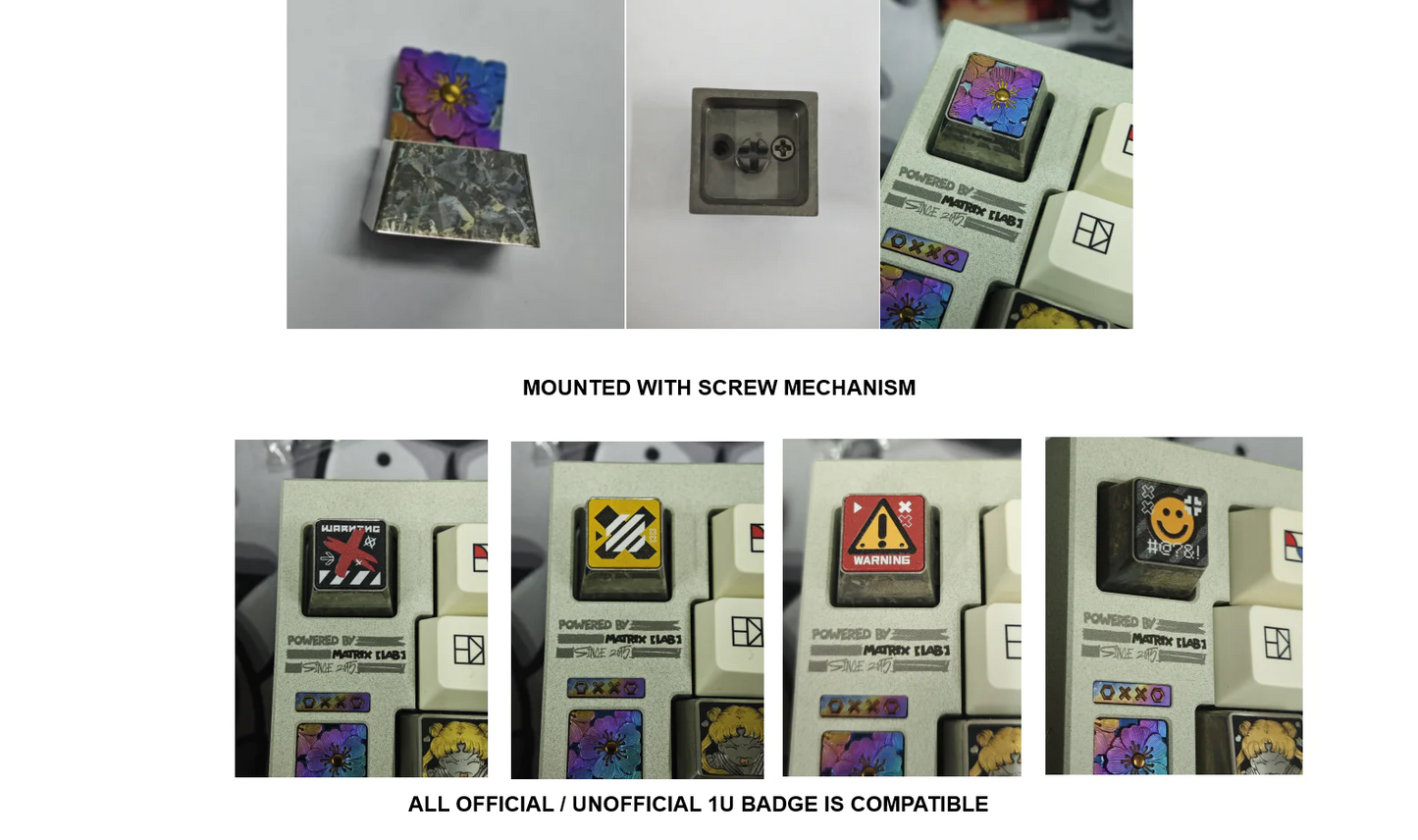 [Group Buy] Matrix-Lab 1u Compatible Keycap for R1 profile